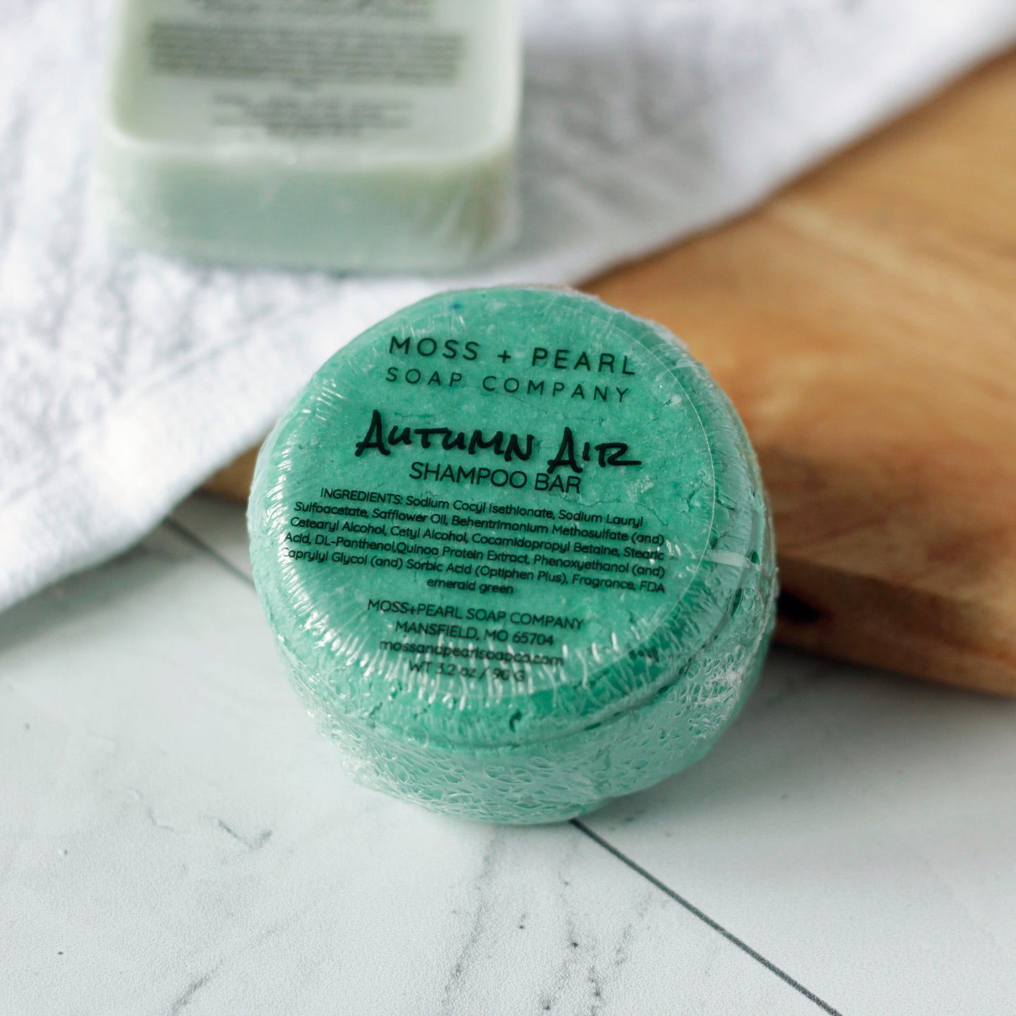 AUTUMN AIR SHAMPOO BAR Moss + Pearl Soap Company