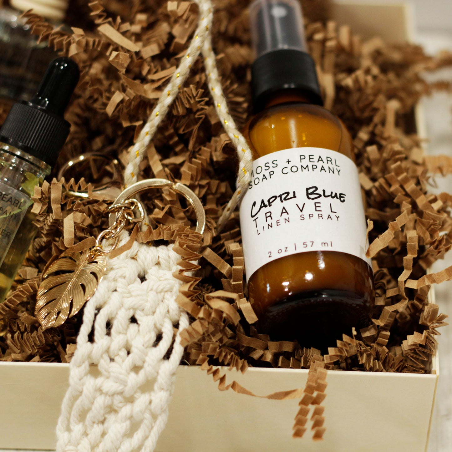 Bougie Boho Car Fragrance Gift Set Moss + Pearl Soap Company