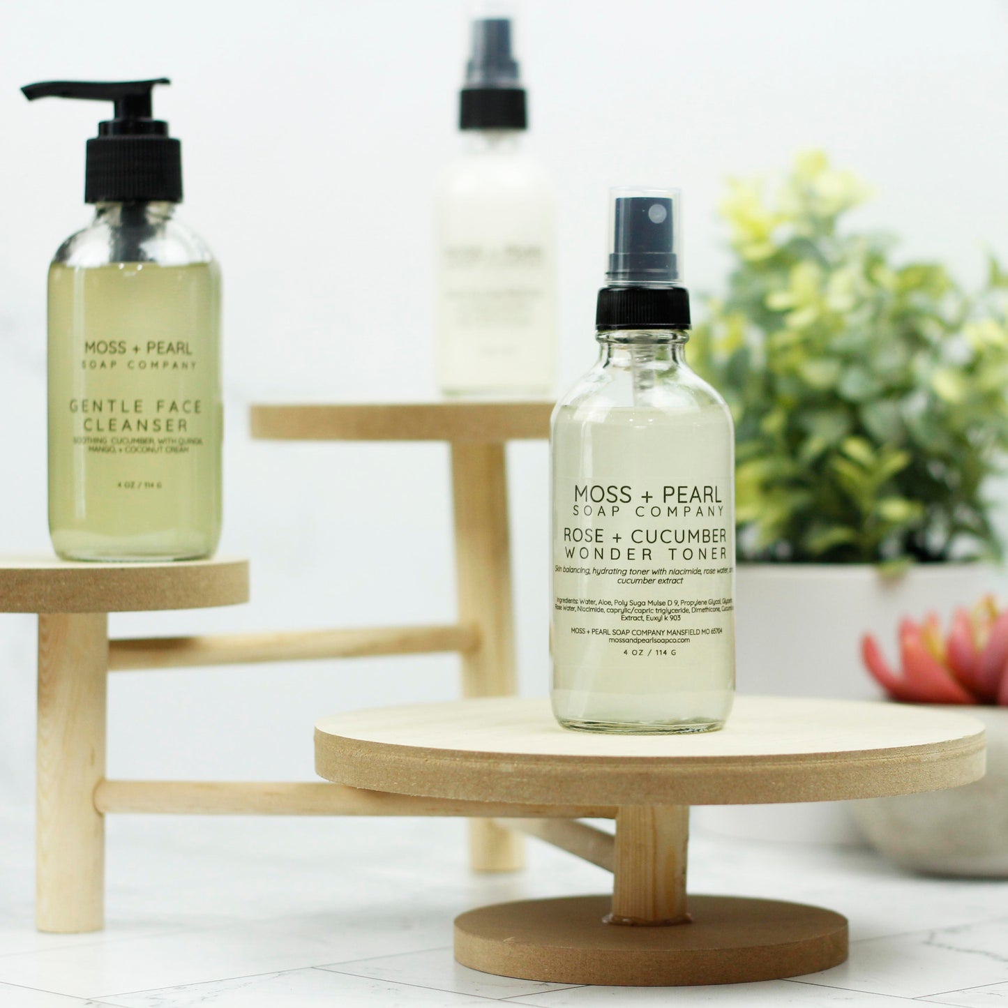 ROSE + CUCUMBER WONDER TONER Moss + Pearl Soap Company