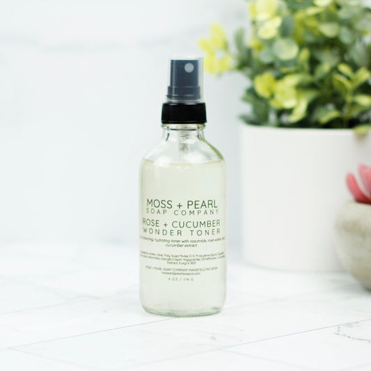 ROSE + CUCUMBER WONDER TONER Moss + Pearl Soap Company