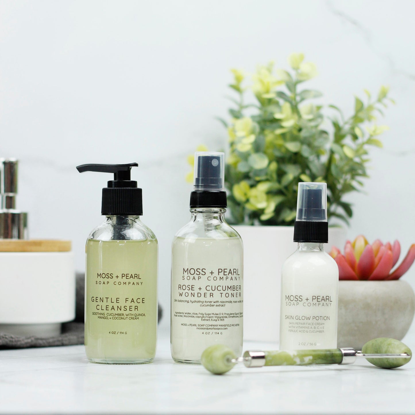 ROSE + CUCUMBER WONDER TONER Moss + Pearl Soap Company
