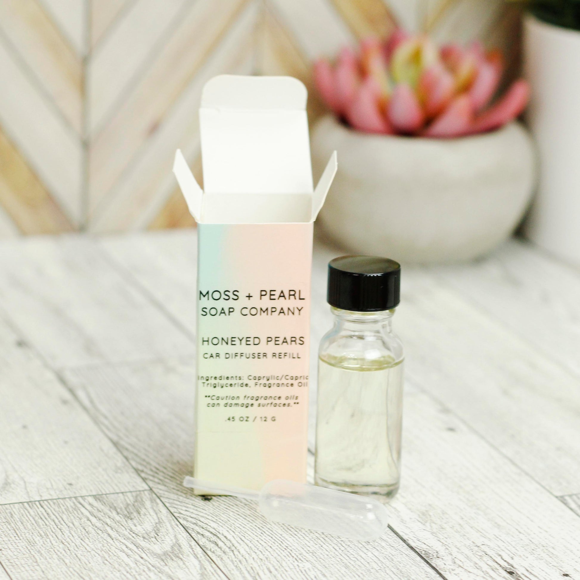 Car Diffuser & Vent Clip Refill Moss + Pearl Soap Company