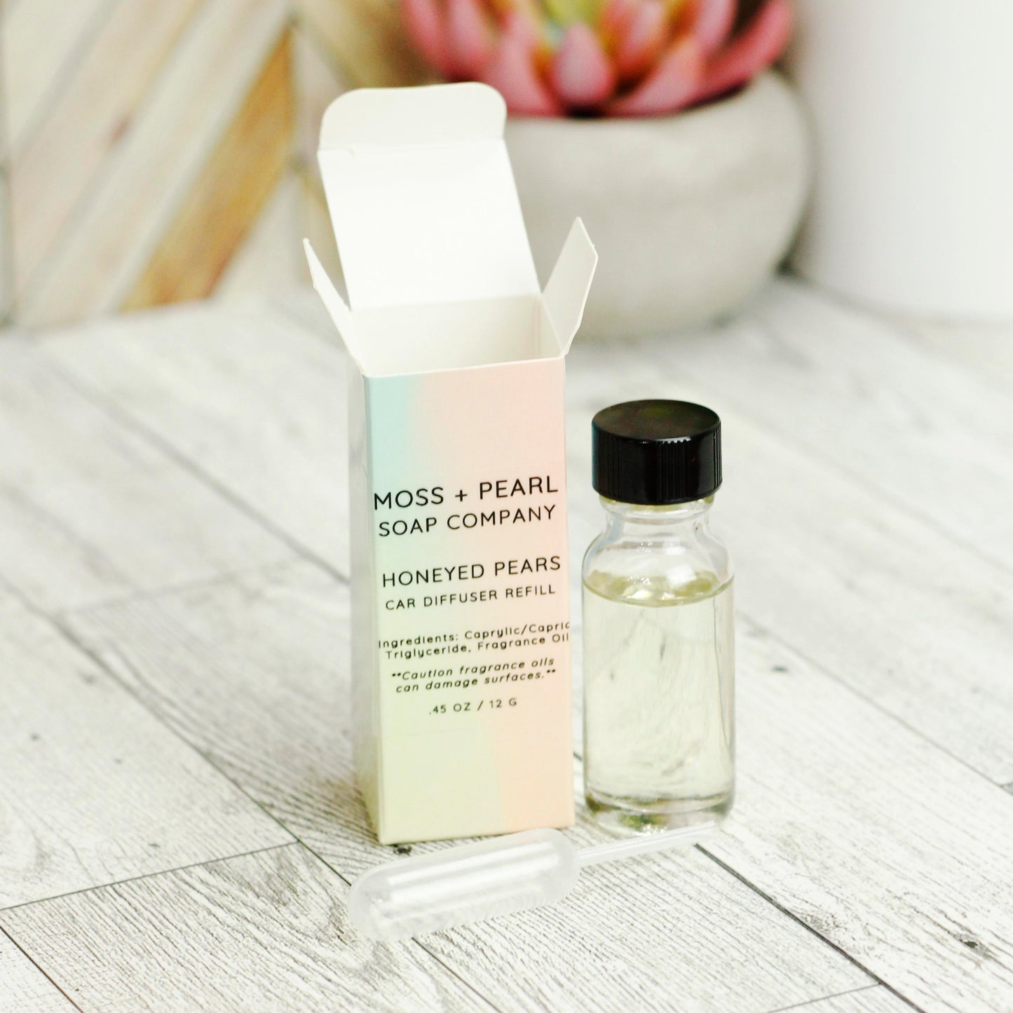 Car Diffuser & Vent Clip Refill Moss + Pearl Soap Company