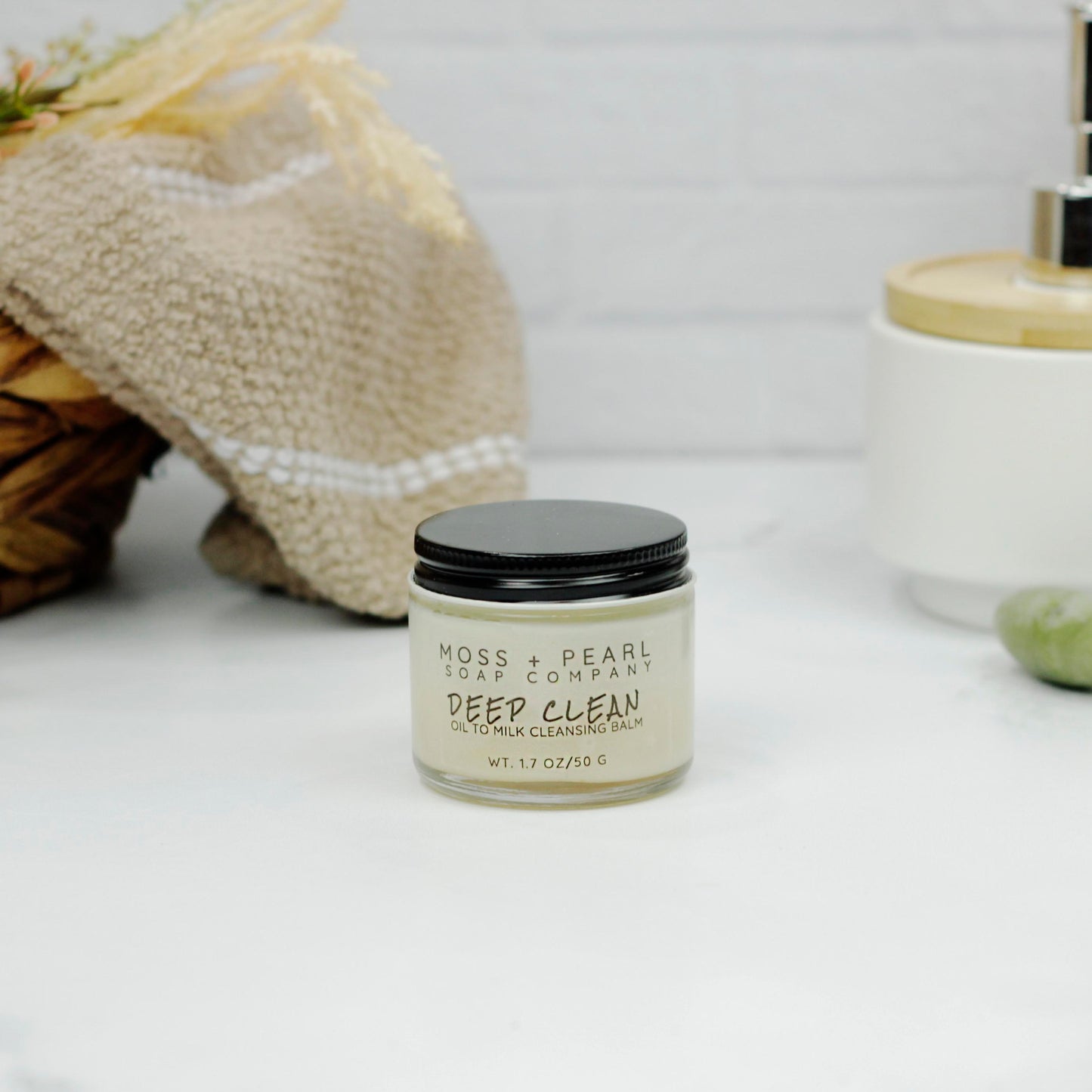 DEEP CLEAN CLEANSING BALM Moss + Pearl Soap Company