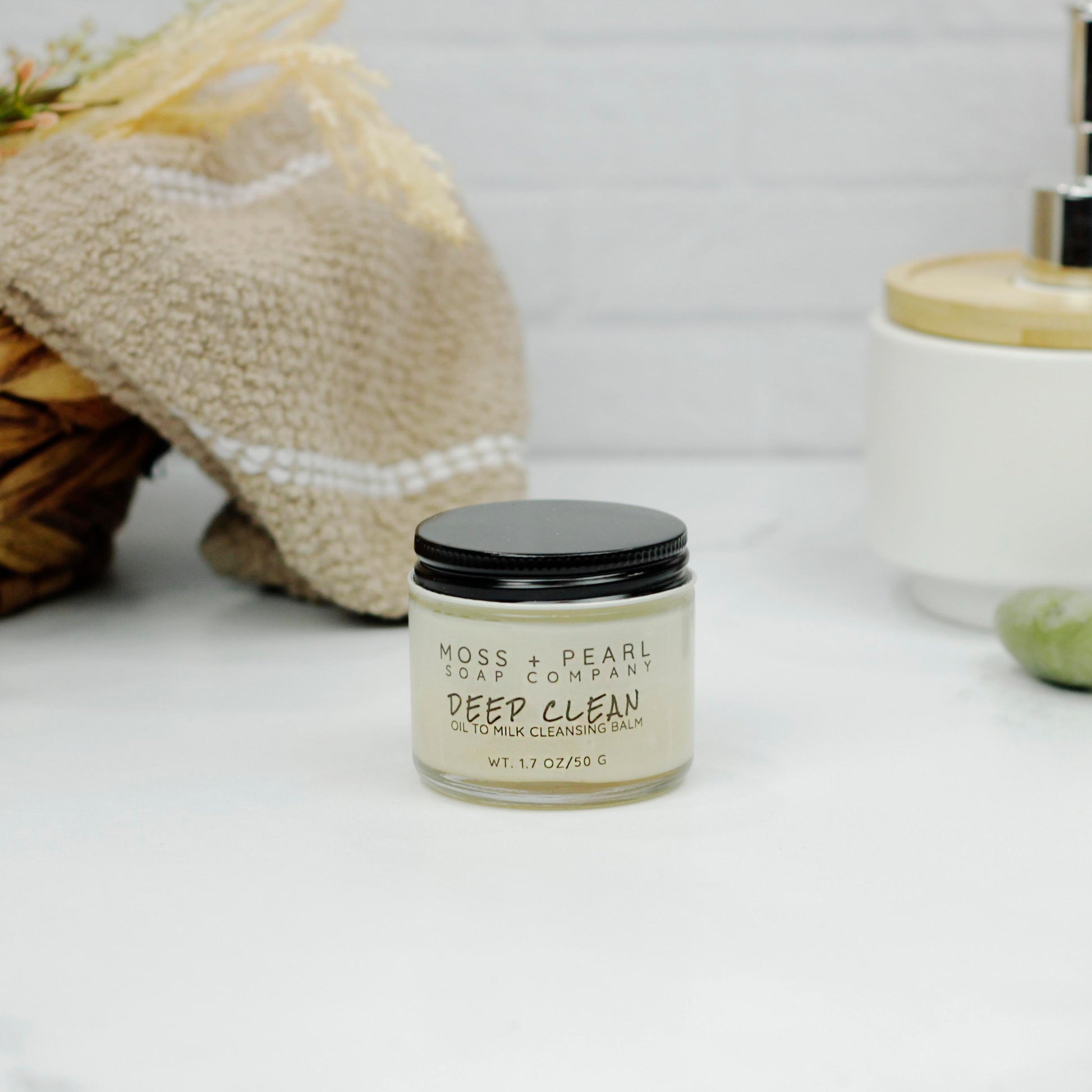 DEEP CLEAN CLEANSING BALM Moss + Pearl Soap Company