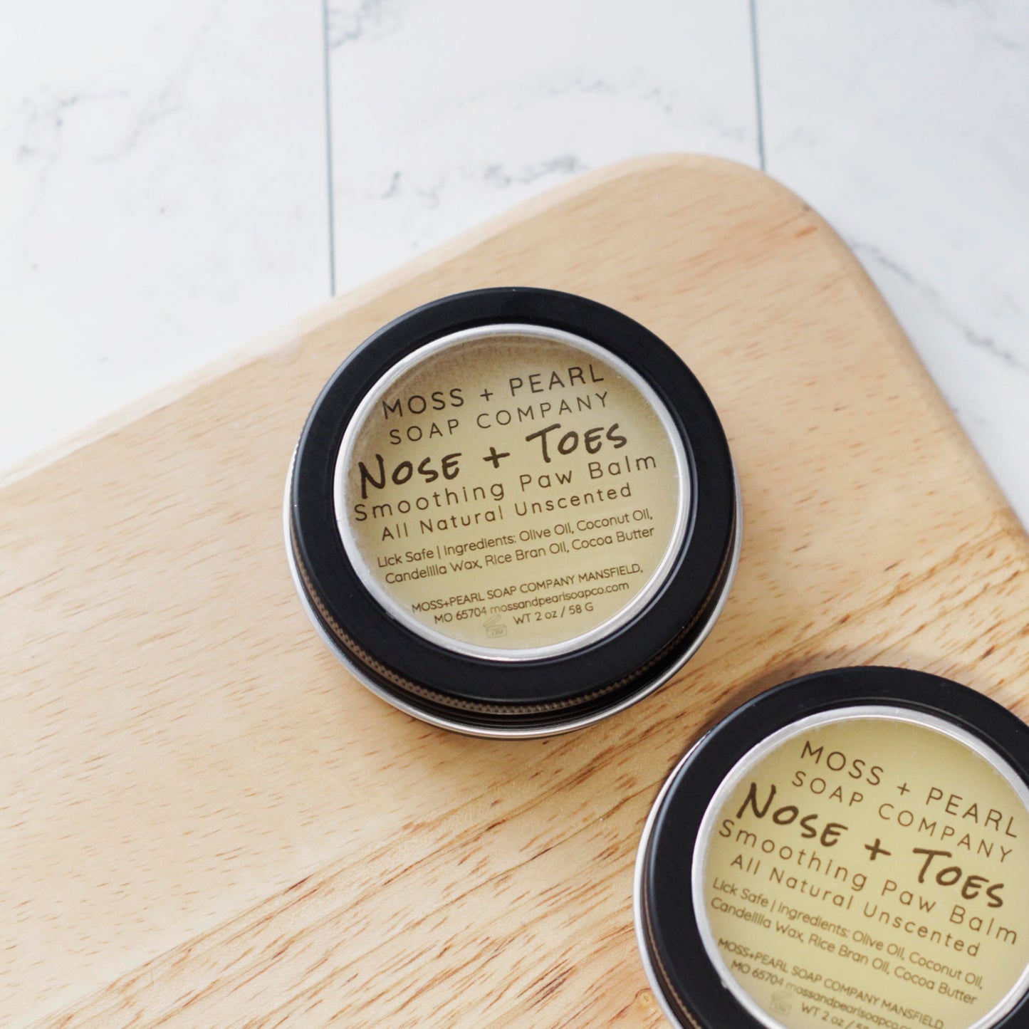 NOSE + TOES SMOOTHING PAW BALM Moss + Pearl Soap Company