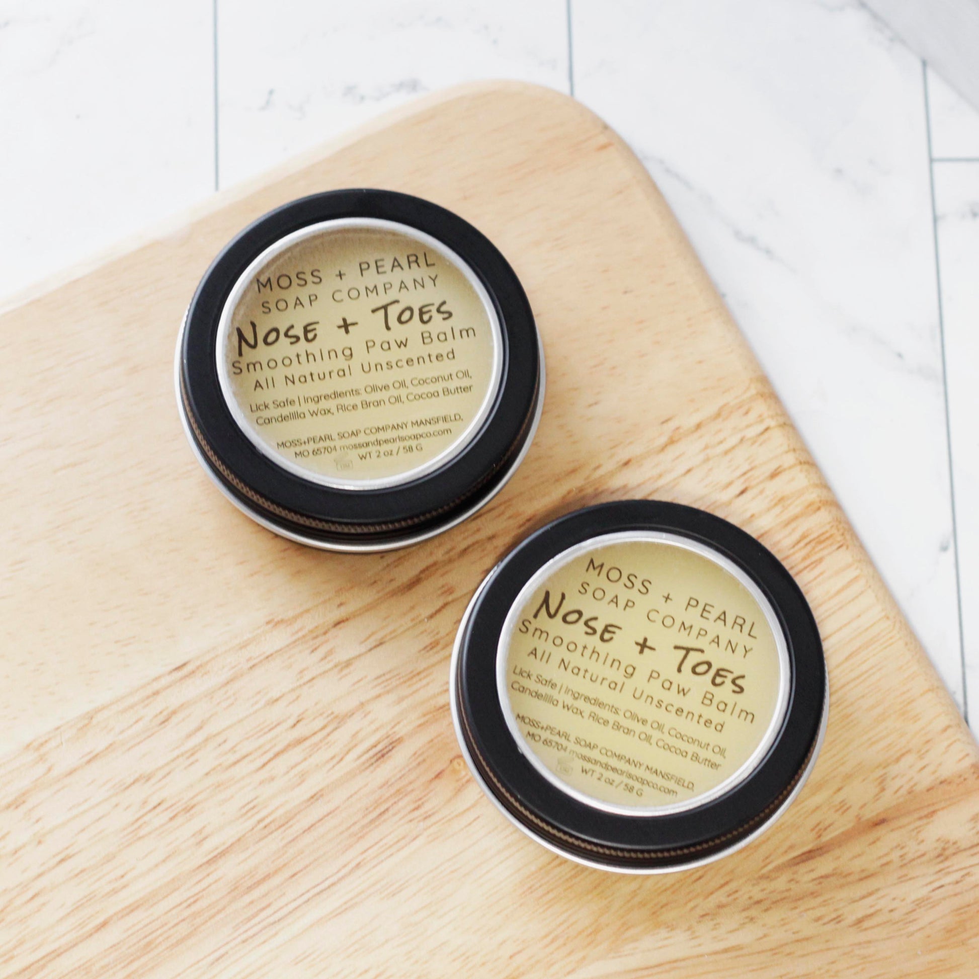 NOSE + TOES SMOOTHING PAW BALM Moss + Pearl Soap Company