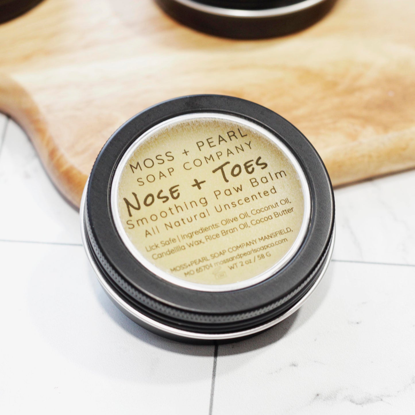 NOSE + TOES SMOOTHING PAW BALM Moss + Pearl Soap Company
