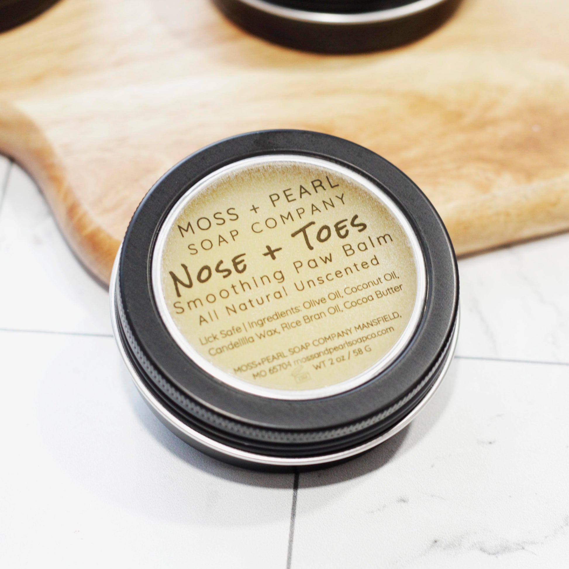 NOSE + TOES SMOOTHING PAW BALM Moss + Pearl Soap Company