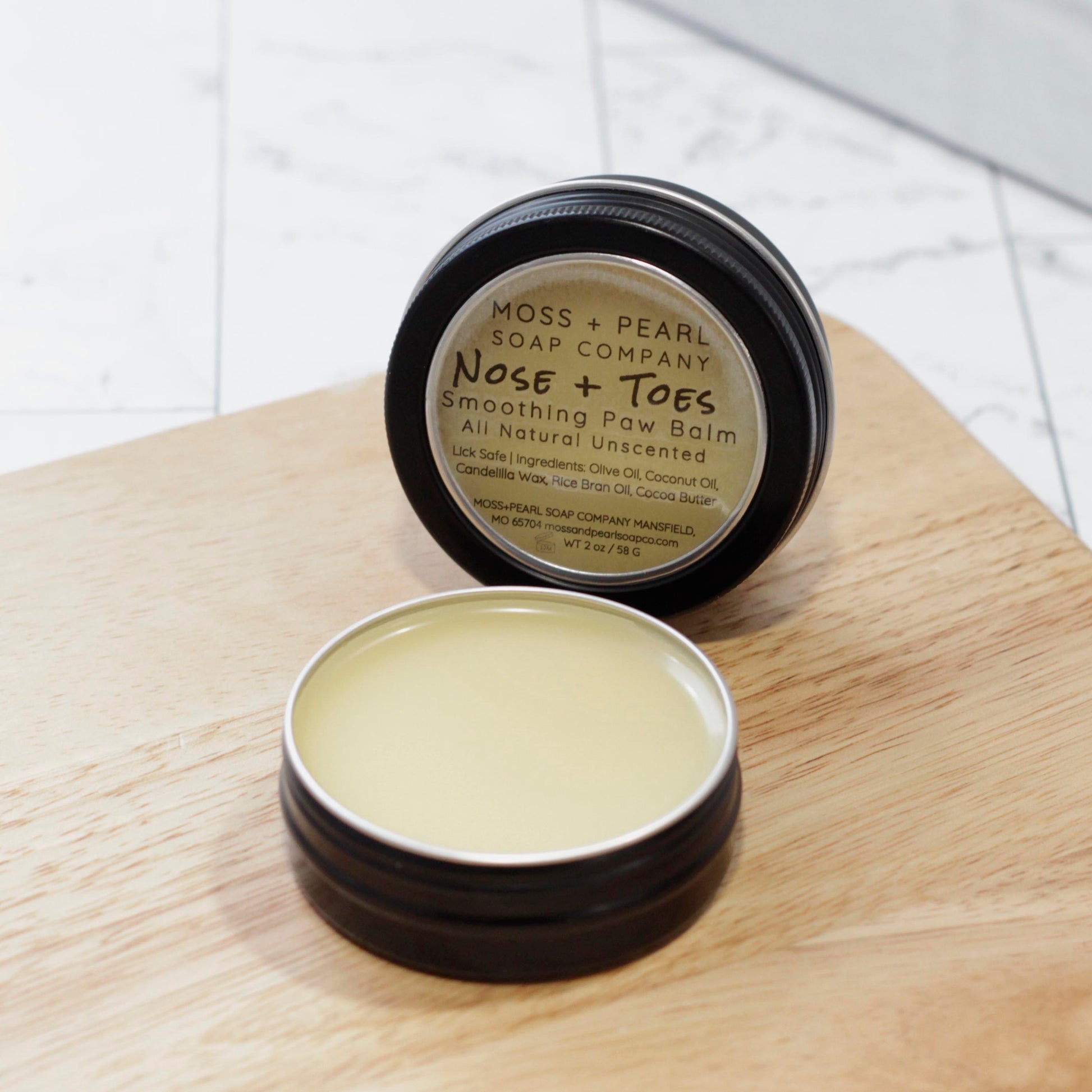 NOSE + TOES SMOOTHING PAW BALM Moss + Pearl Soap Company
