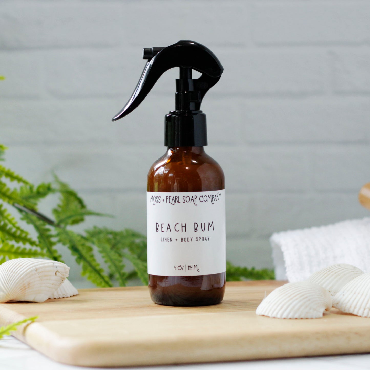 LINEN + BODY SPRAY Moss + Pearl Soap Company