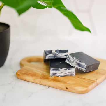 ACTIVATED CHARCOAL FACE BAR Moss + Pearl Soap Company