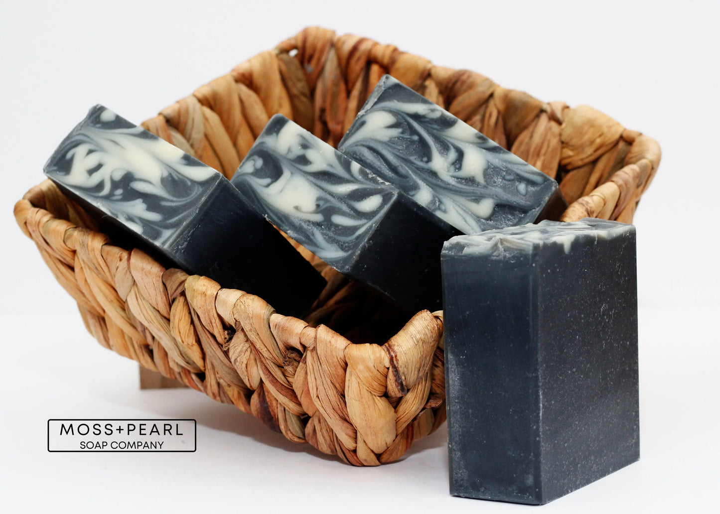 ACTIVATED CHARCOAL FACE BAR Moss + Pearl Soap Company