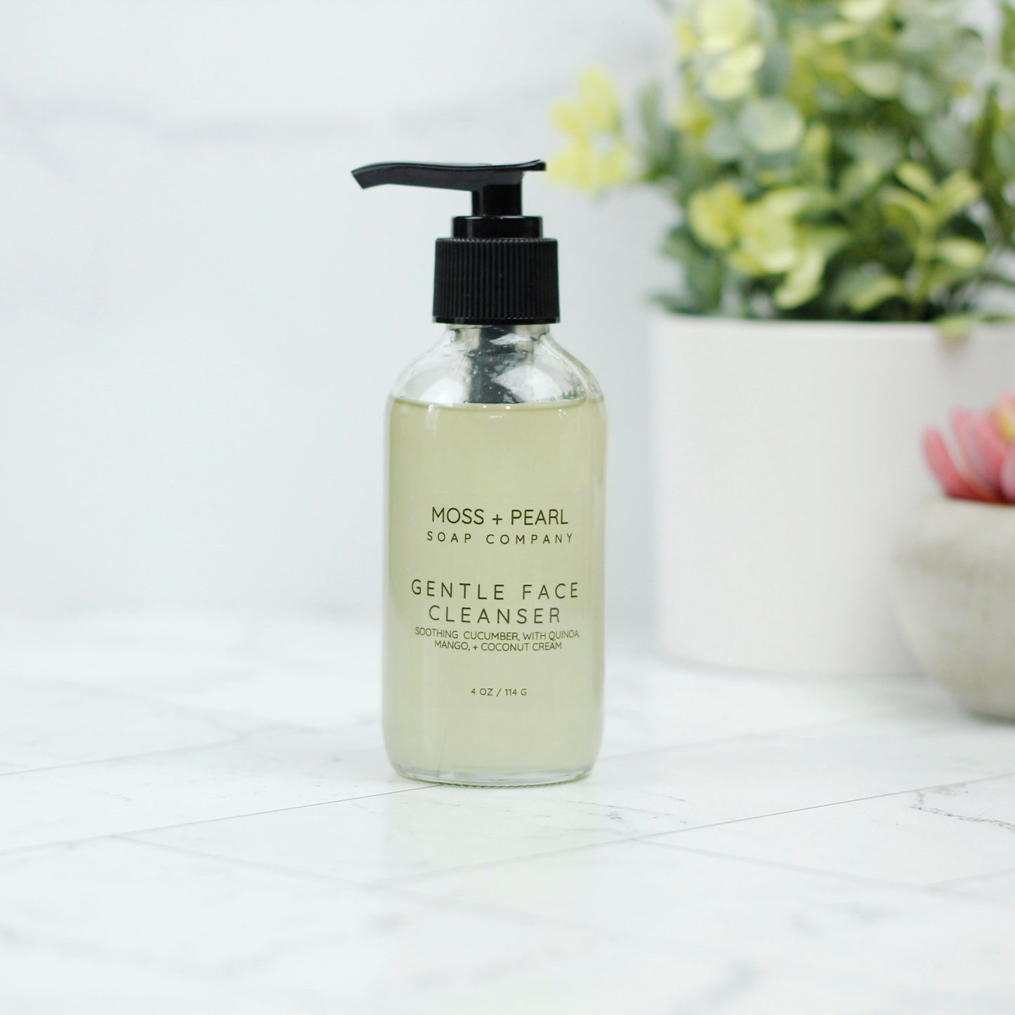 GENTLE FACE CLEANSER Moss + Pearl Soap Company