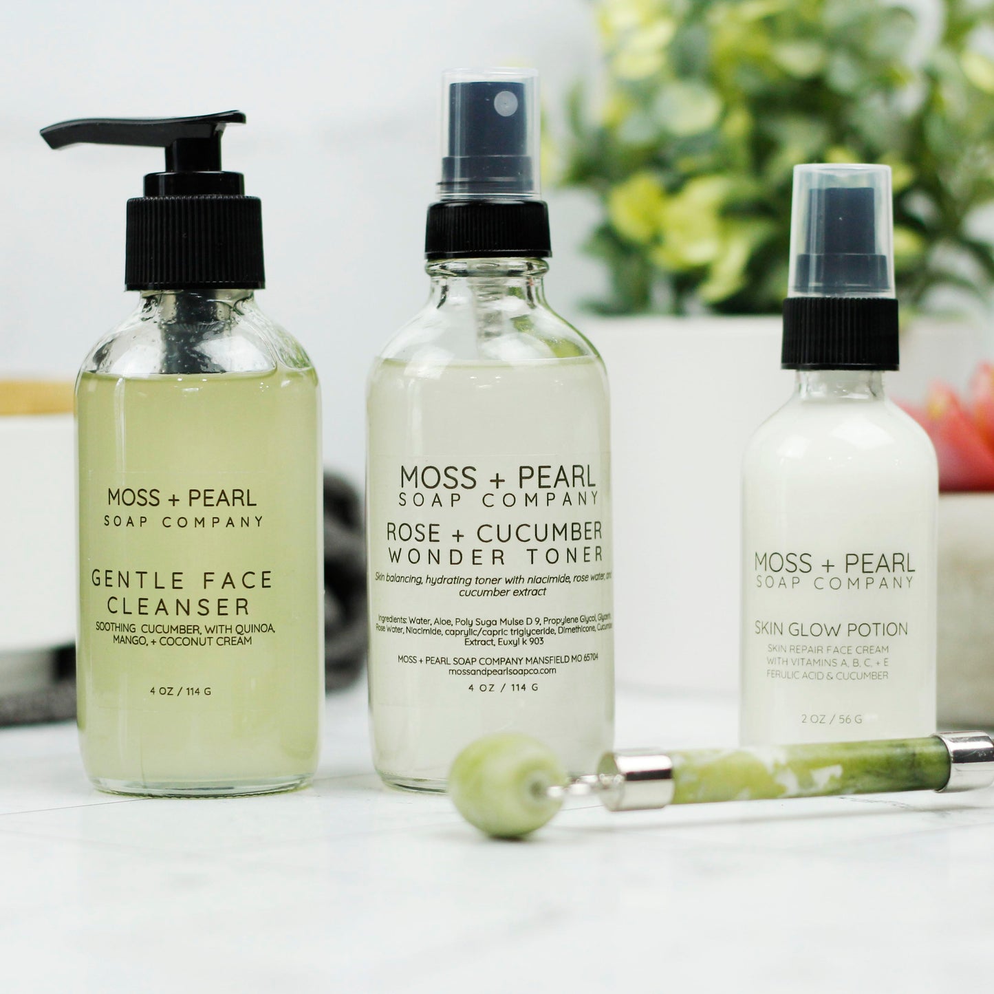 GENTLE FACE CLEANSER Moss + Pearl Soap Company