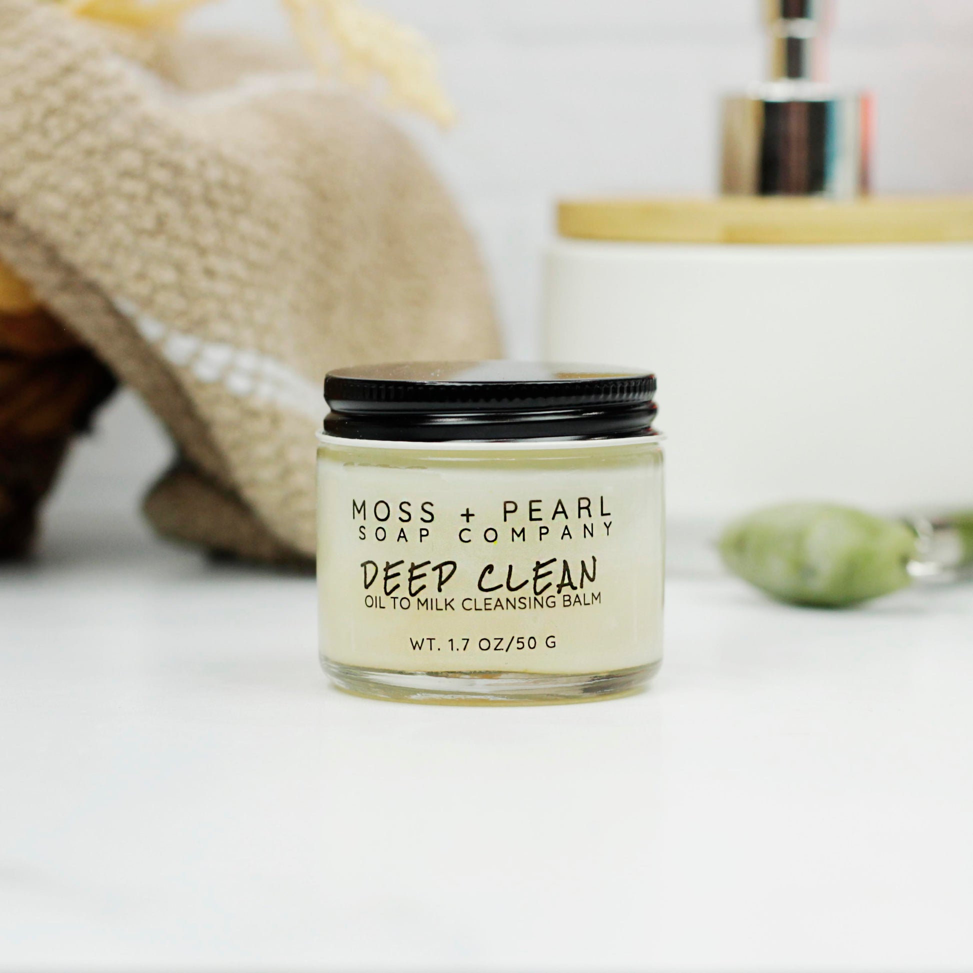 DEEP CLEAN CLEANSING BALM Moss + Pearl Soap Company