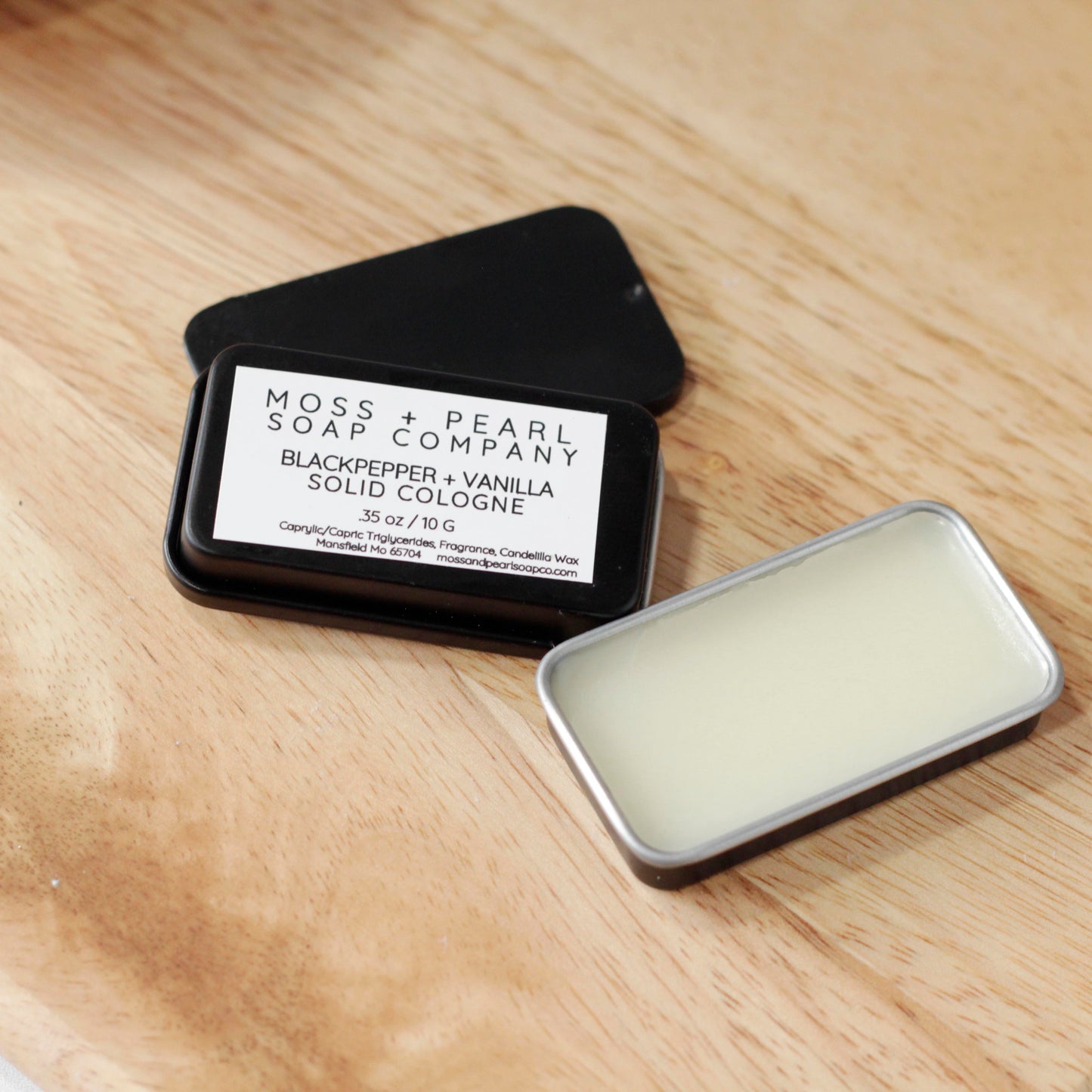 SOLID PERFUME + COLOGNE Moss + Pearl Soap Company