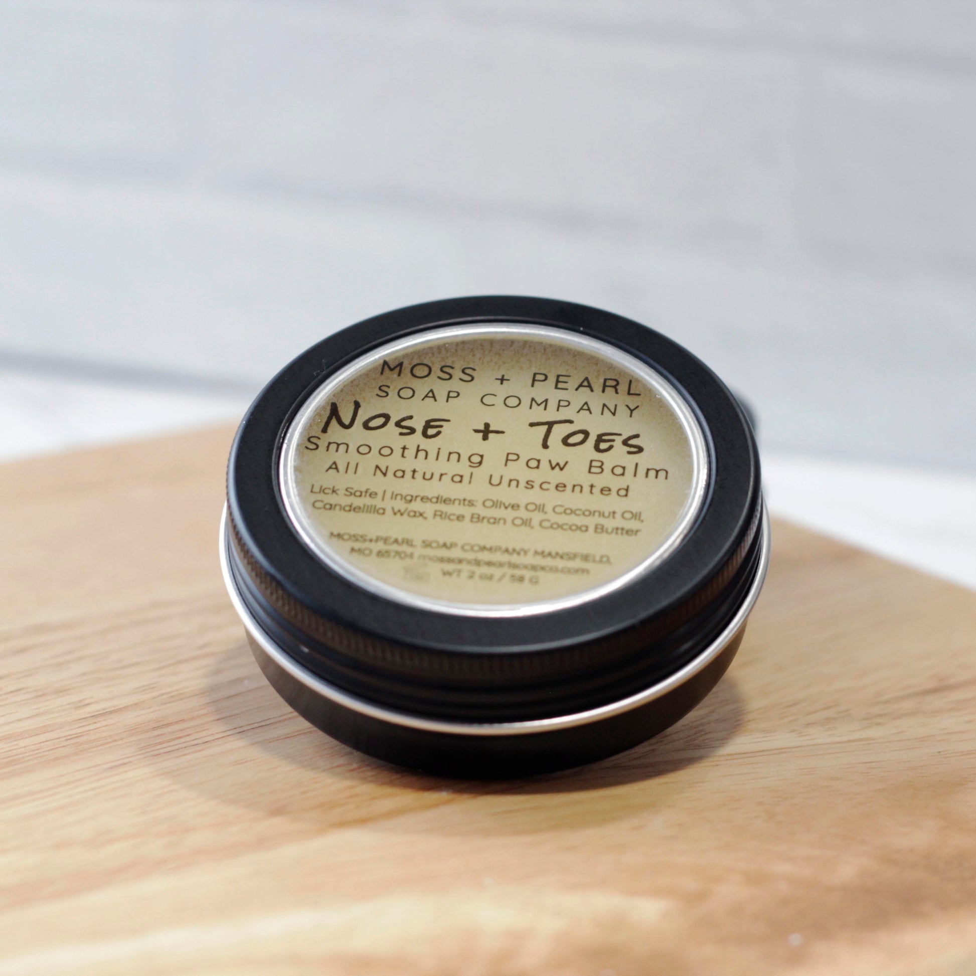 NOSE + TOES SMOOTHING PAW BALM Moss + Pearl Soap Company