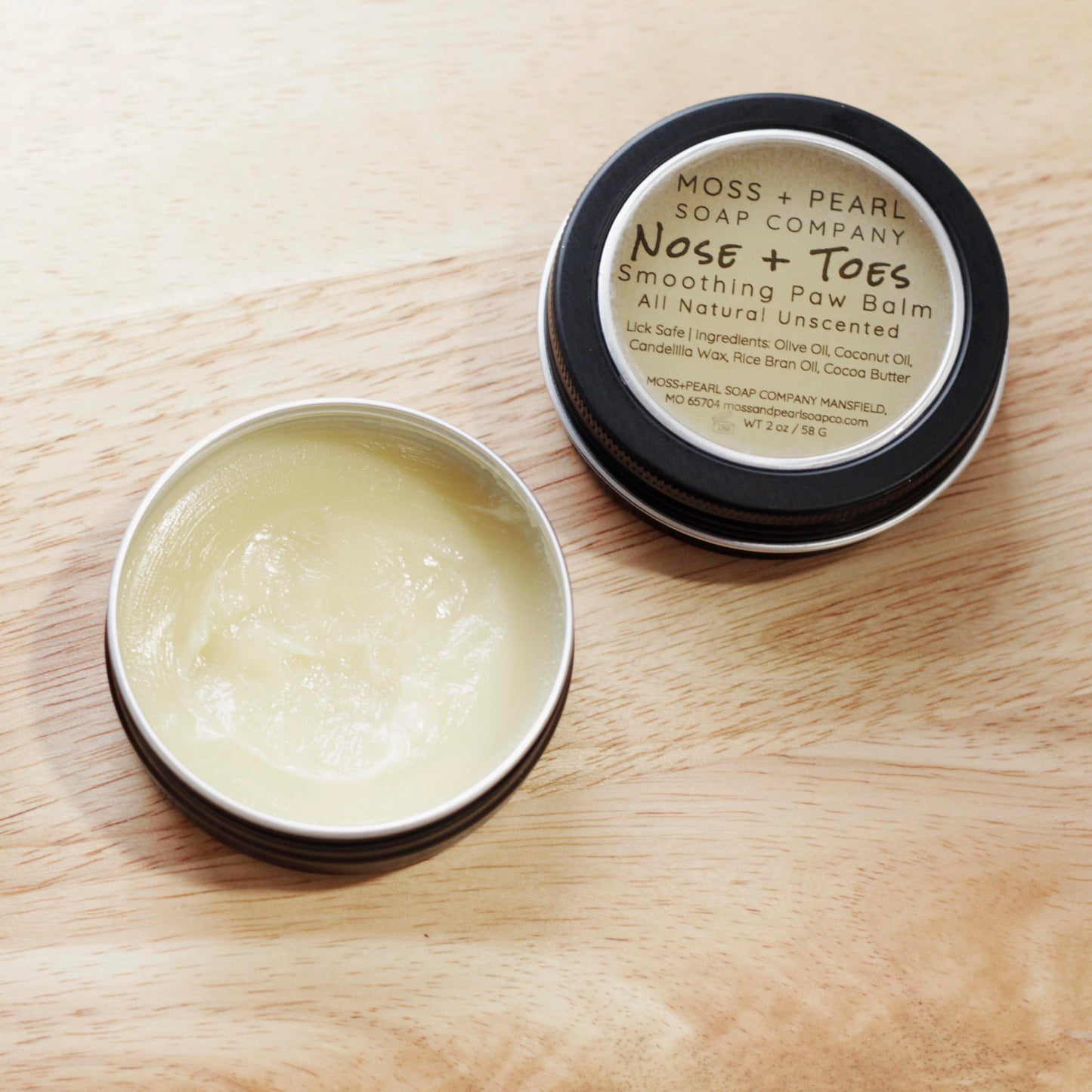 NOSE + TOES SMOOTHING PAW BALM Moss + Pearl Soap Company